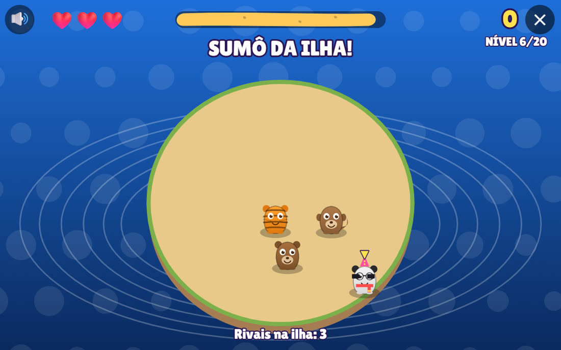 Duelo com a tela dividida ao meio
